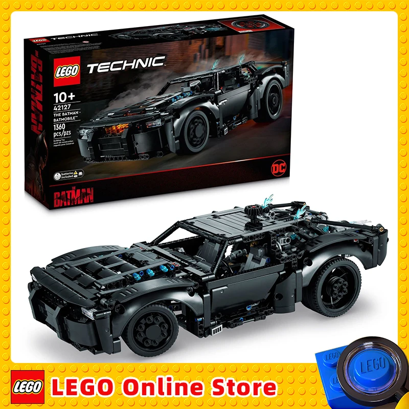LEGO & Technic The Batman – Batmobile 42127 Building to Set for Kids Make a Replica of The Batmobile with 8-Cylinder Engine Toys