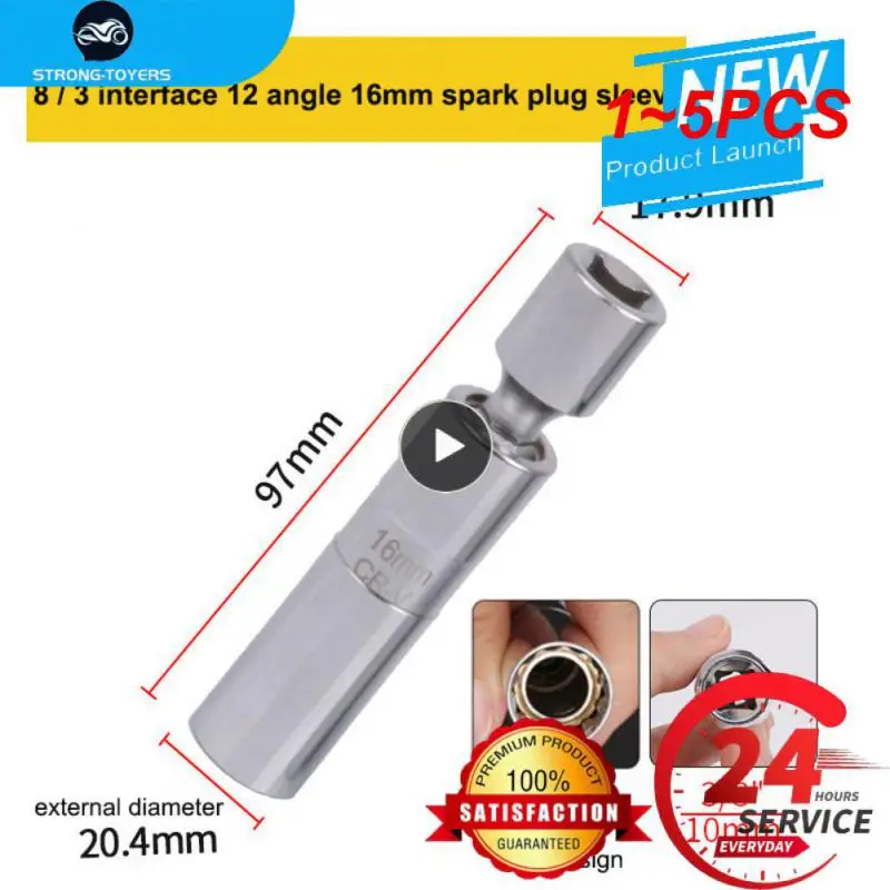 

1~5PCS Magnetic 12 Angle Spark Plug Sleeve Removal Tool Laser Tools 14mm 3/8 Drive Plug For E81 E87-N43B E90-N43B E60-N43B