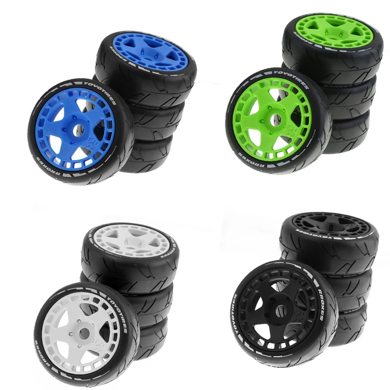 

105Mm 1/8 Scale RC Off Road Buggy Tires Wheel 17Mm Hex For ARRMA Typhon Redcat Team Losi Kyosho VRX HPI HSP Hobao
