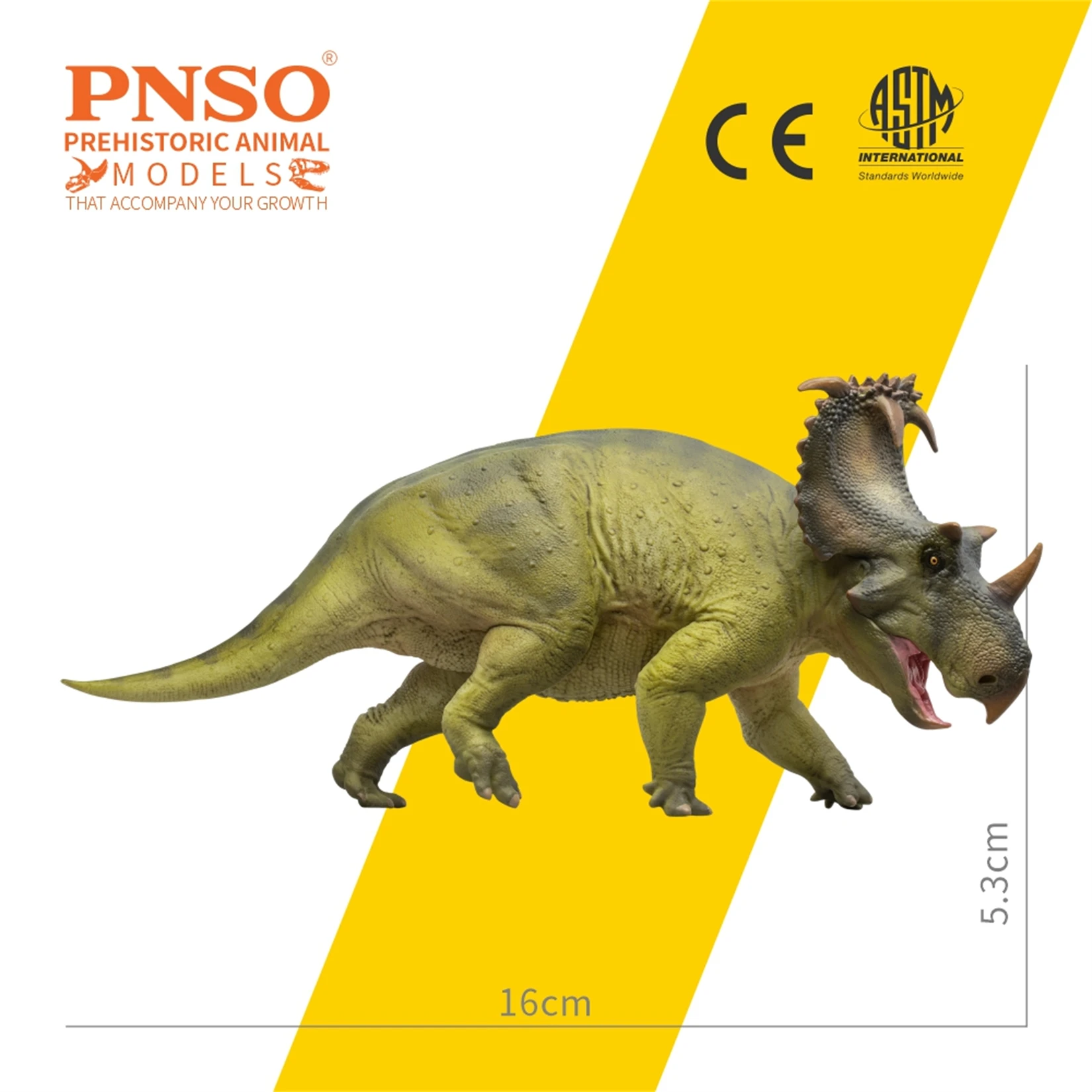 Фото PNSO 89, модель Coronosaurus Russo, Ceratopsidae, динозавр, доисторическая фигурка животного, коллекция, декор сцены, подарок на день рождения №1