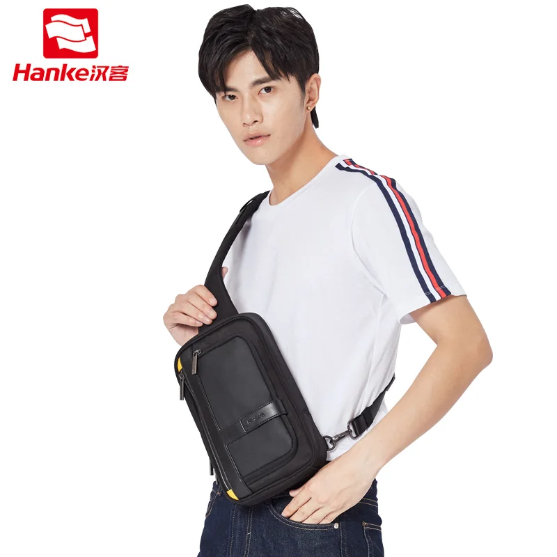 

Hanke Classic Design Men Chest Bag One Shoulder Crossbody Daily Bag Summer Cool Fashion