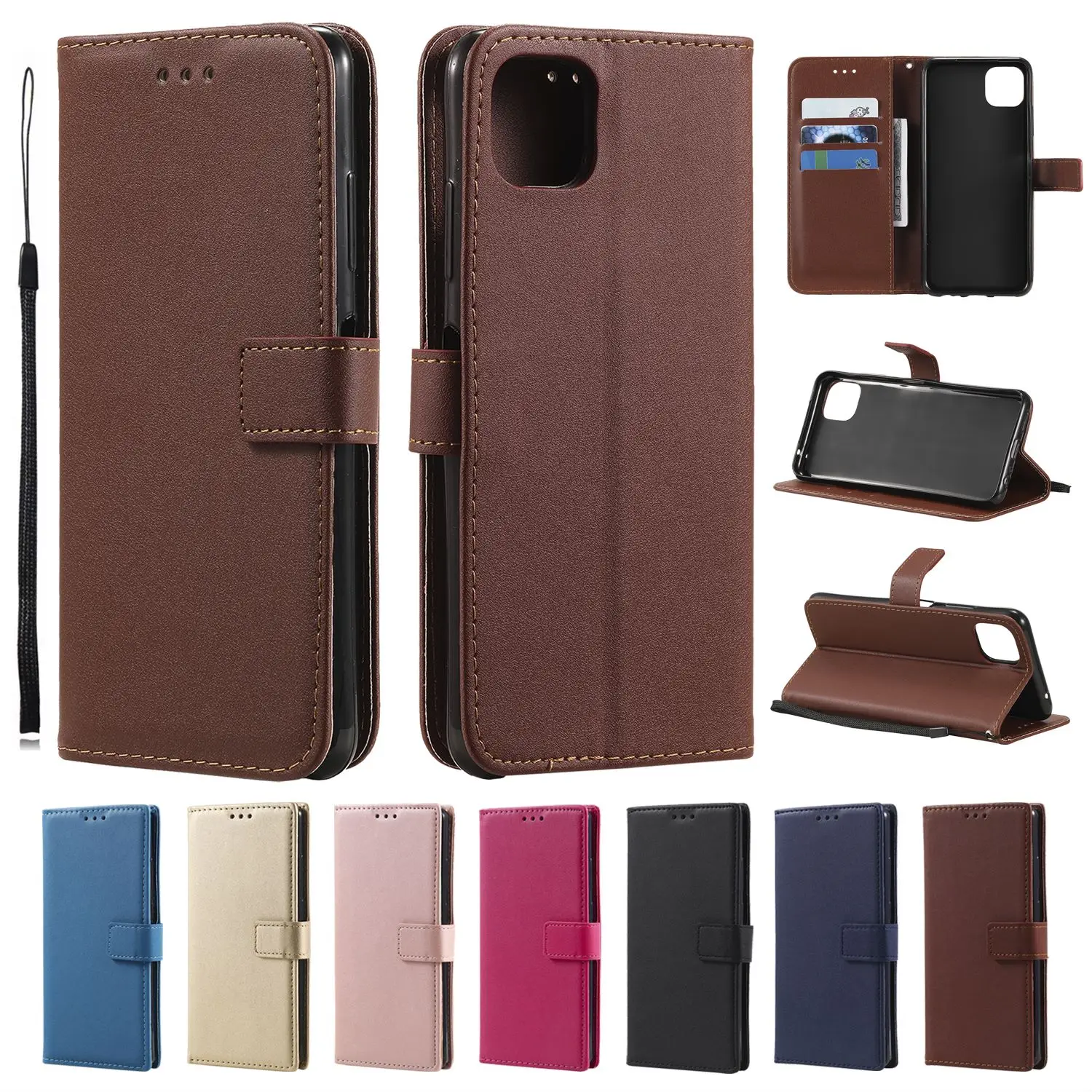 

Wallet Flip For Huawei Y3 Y5 II Y6 Pro Y5P Y6P Mate 7 8 9 10 20 30 Pro 20 30 Lite Leather For Honor 5X 6C 6X 8 10 9A Phone Cases