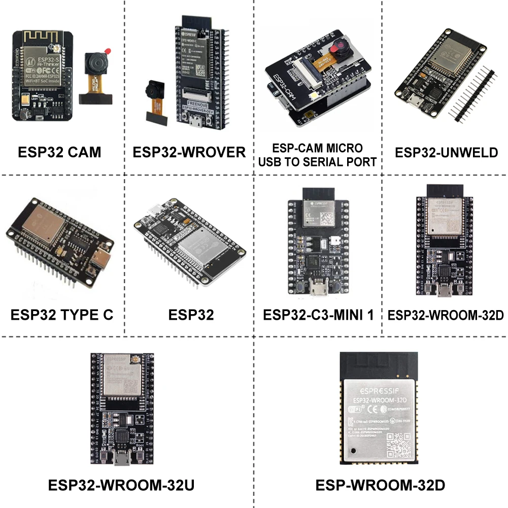 

ESP32 ESP-32 Development Board Wireless WiFi Bluetooth-compatible module Dual Core CP2102 Filters Module 2.4GHz RF For Arduino