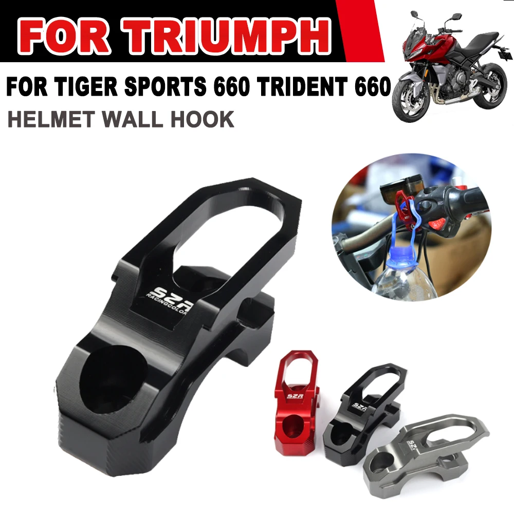 

Настенный крючок для шлема для Triumph Tiger 660 Sport Tiger660 Trident 660 2022 2023, Мотоциклетные аксессуары, вешалка для чемодана