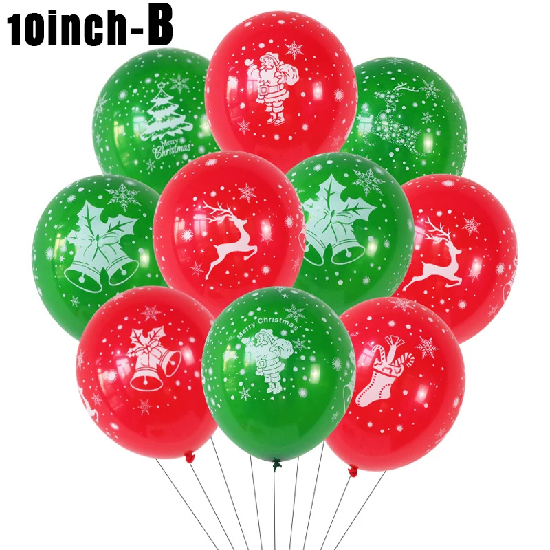 

Рождественские шары латексные 10/20 шт.