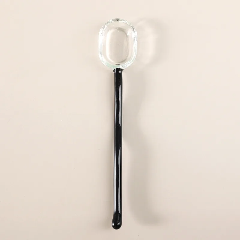 MOONBIFFY стеклянная ложка для молочного десерта
