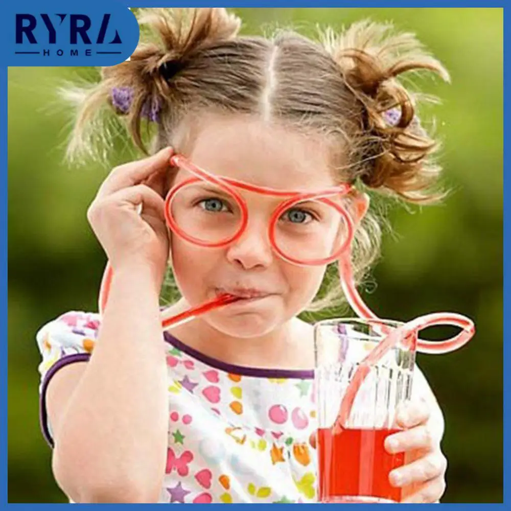 

New 1pcs Crazy Loop Straws Silly Colorful Drinking Crazy Straws Disposible, Fun Varied Twists Straws For Kids, Birthday Party