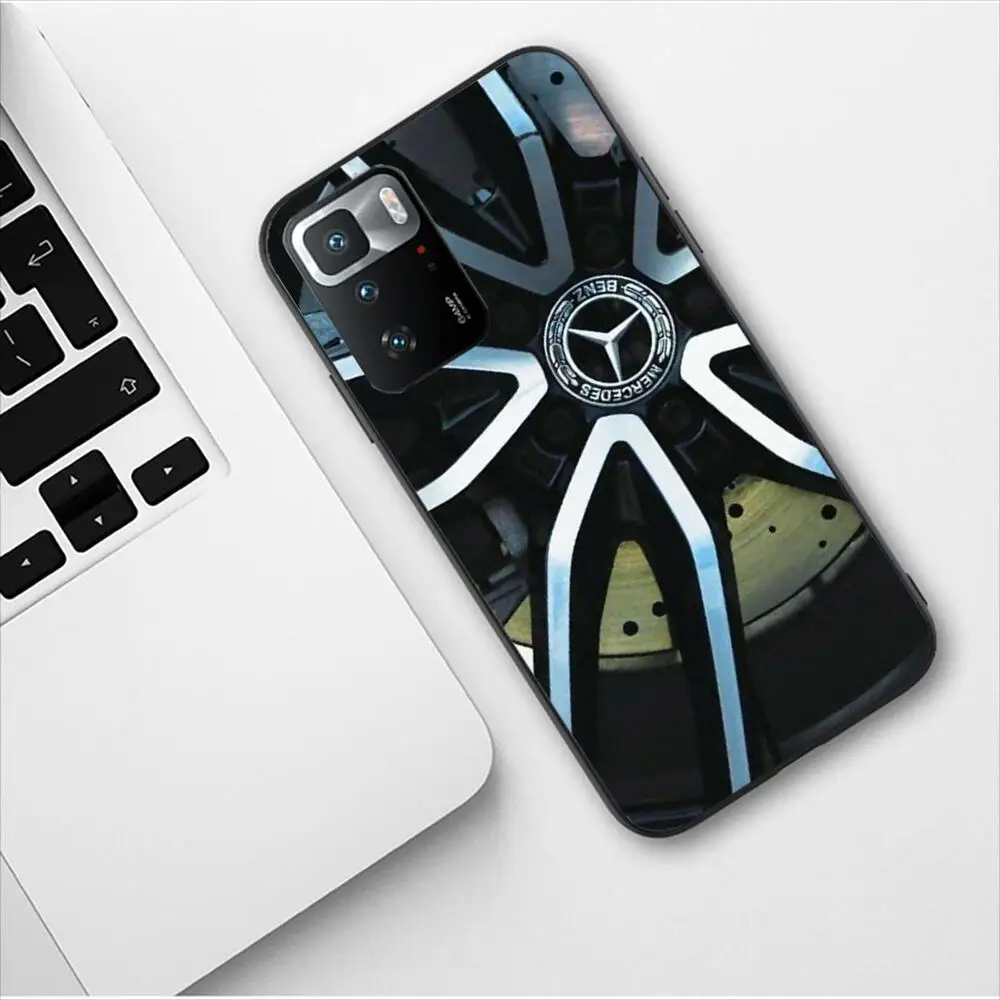 Mercedes Benz Wheels New Luxury Phone Case for Redmi 9 9A 7A 10 8A 10A 8 Note 11 10S 7 11S Plus POCO X3 Pro Soft Silicone Covers