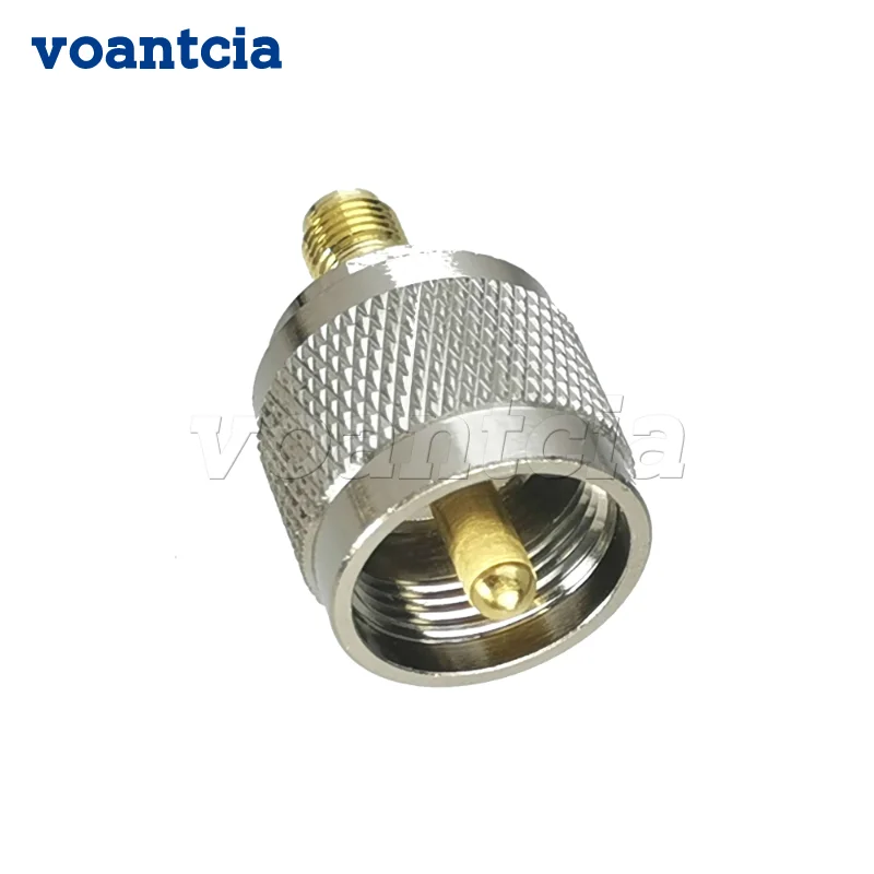 

10pcs Connector Adapter SMA Female Jack to UHF PL259 Male Plug RF Coaxial Converter Straight New