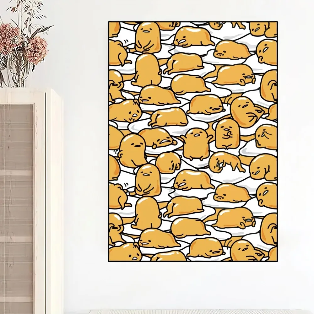 Miniso Sanrio Gudetama постер картина настенные картины для гостиной Декор Наклейка