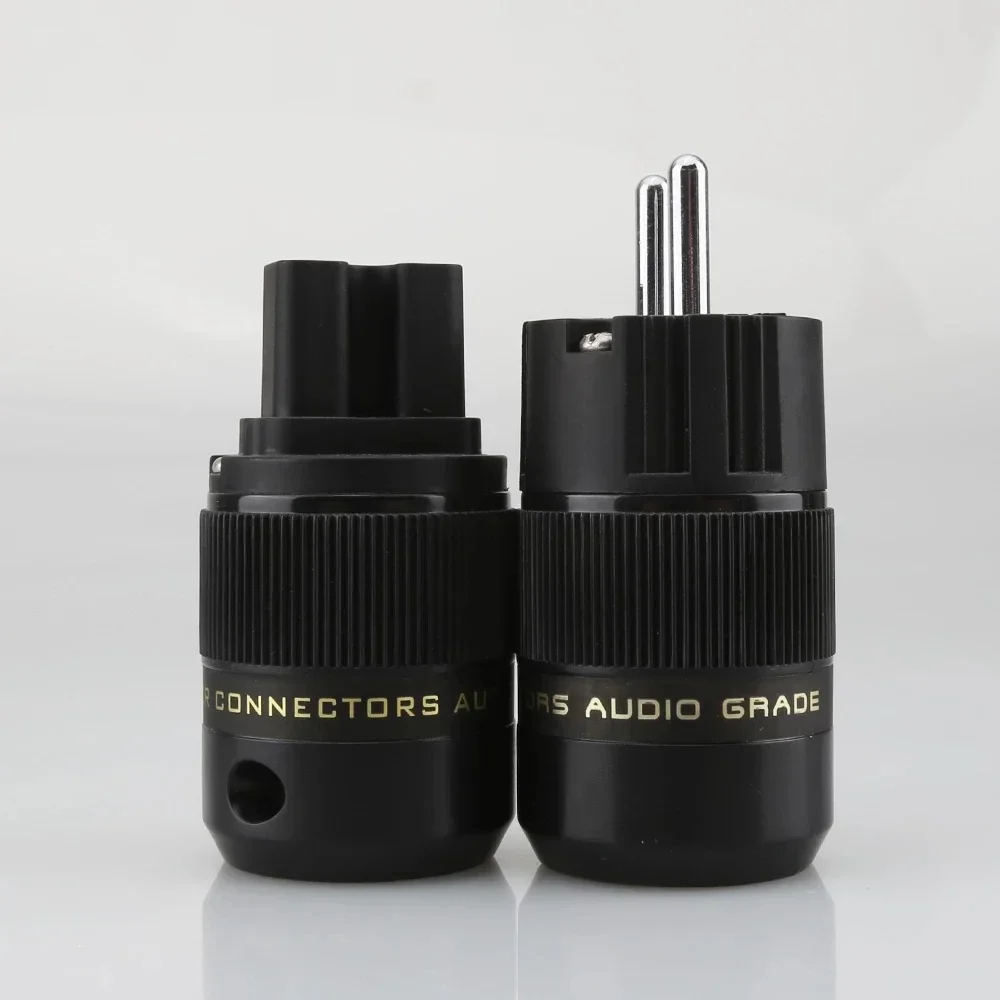 Кабель питания европейского стандарта Schuko с родиевым покрытием и разъемом IEC HIFI