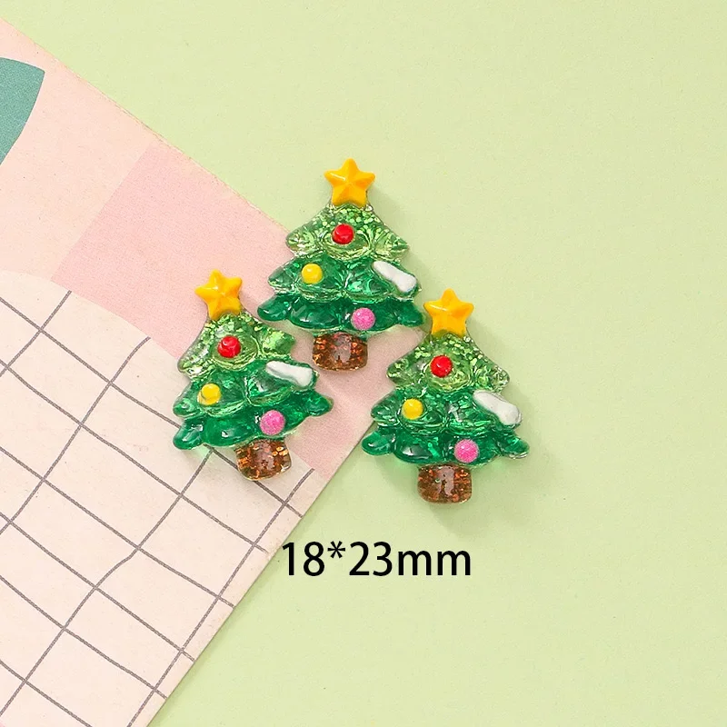 10 шт. резиновые Мультяшные Санты елки лось снеговик колокольчики камень с