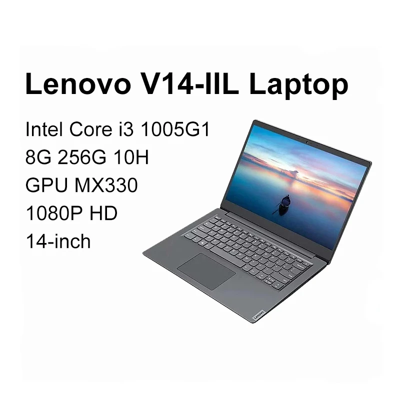 Ноутбук Lenovo Intel Core I3 1005G1 8 Гб 256 ГБ 10 ч MX330 14 дюймов HD экран 1080P Windows Pro |