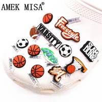 japanese manga slam dunk pvc shoe charms basketball mvp varsity shoe accessories clog decorations for croc jibz kids party gifts