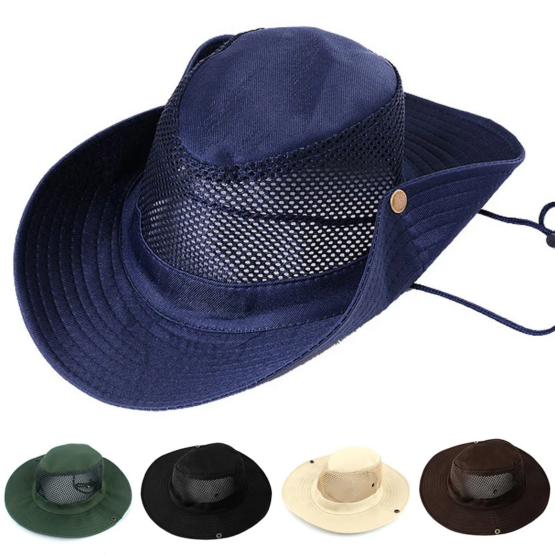 

1pcs Sun Hat Summer Camping Climbing Camouflage Hats Outdoor Fishing Wide Brim Hats