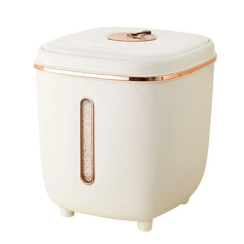 

Контейнер для хранения риса с мерной чашкой, дозатор зерна с таймером, герметичный контейнер для хранения