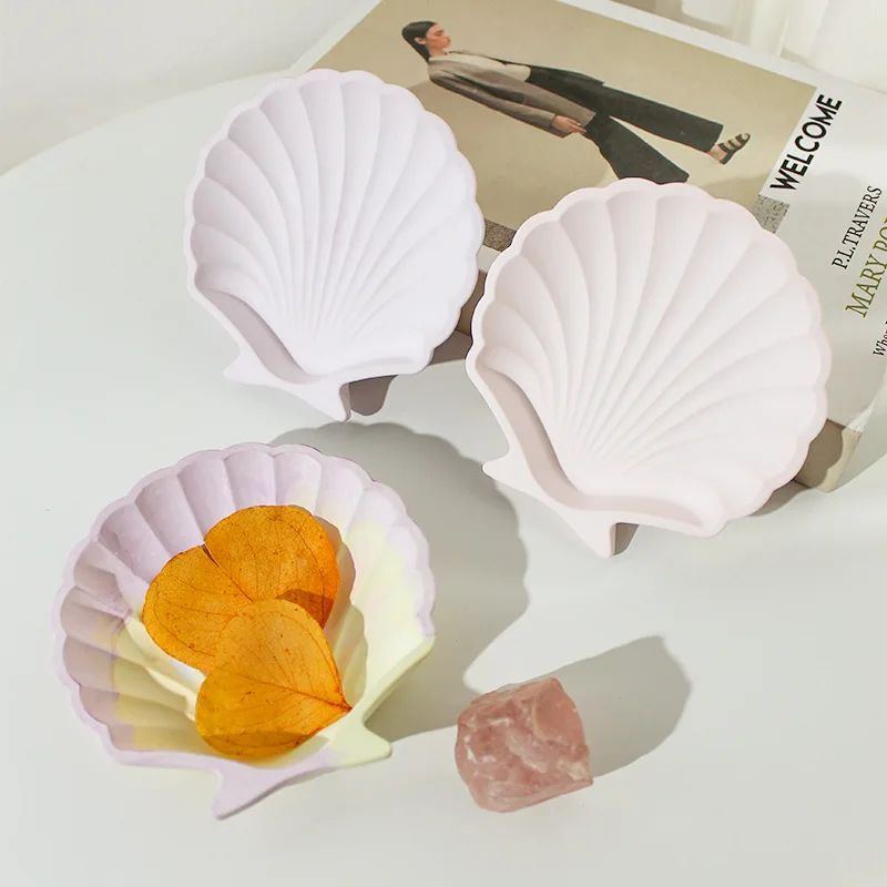 Силиконовая форма для раковины, тарелки, фестоны, форма для хранения, форма для гипсовой смолы, форма для украшения дома