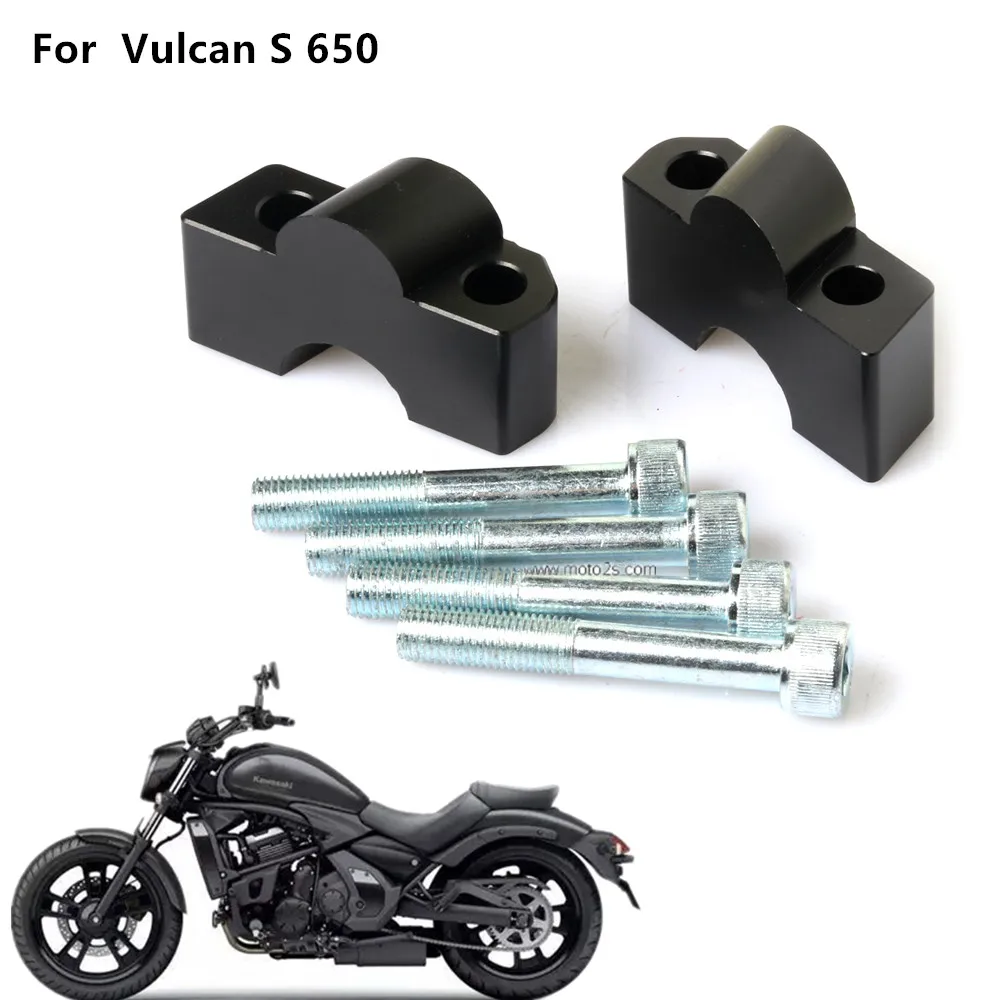 

For KAWASAKI Vulcan S 650 S650 VN VN650 Motorcycle Handlebar Riser Up Back Move Bracket Handle Bar Mount Clamp Adjuster Parts