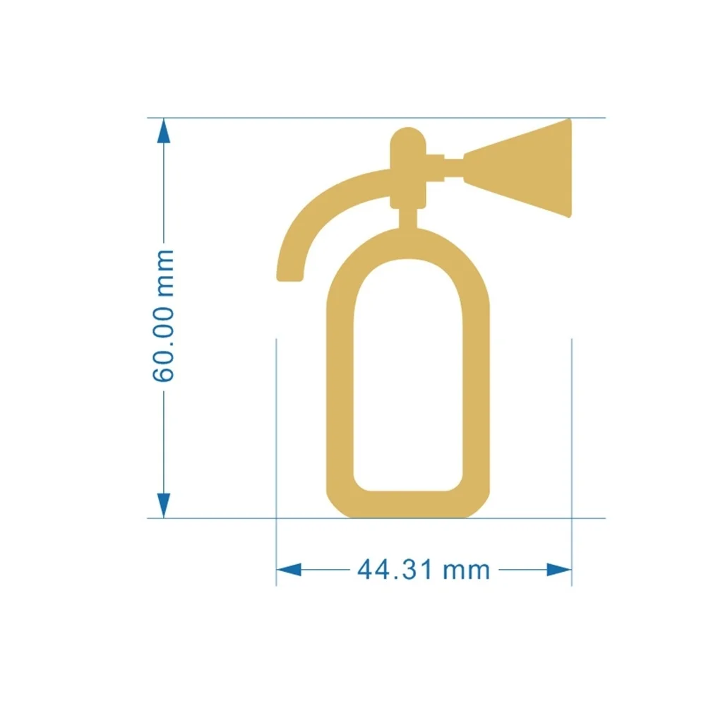 

Огнетушитель, металлическая пластина, дверной знак