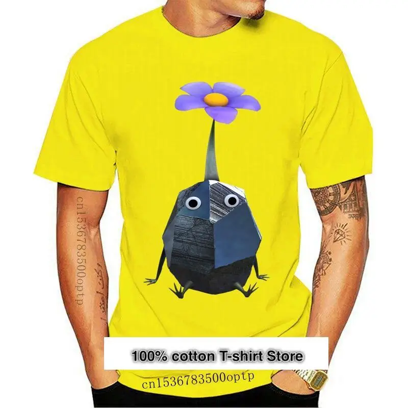 

Camiseta de pikmin rock para hombre y mujer, camisa marrón, nueva