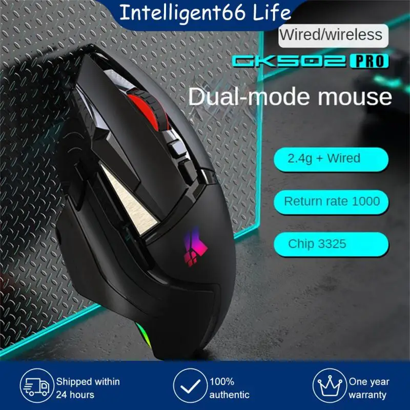 

Universal Game Mouse 7 Keys Desktop Mouse Dual Mode Ergonomic Photoelectric Mice Optical Mouse Creative Wireless Mouse 2.4ghz
