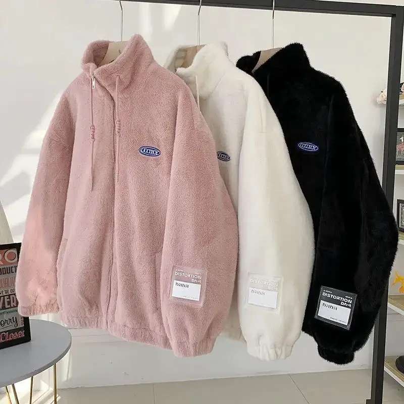 

Woman Sweater Autumn/winter Korean Style Thick Solid Color Lantern Sleeve Wool Fashion Woman's Coat Dropshipping