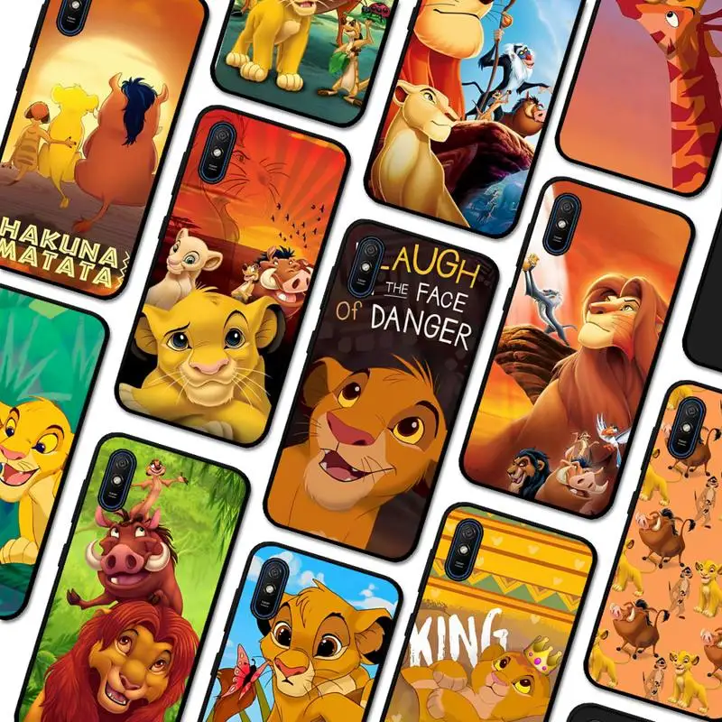 

The L-Lion-King Cute Phone Case For Redmi 5 6 7 8 9 10 plus pro 6 7 8 9 A GO K20 K30 K40 pro plus F3 Fundas
