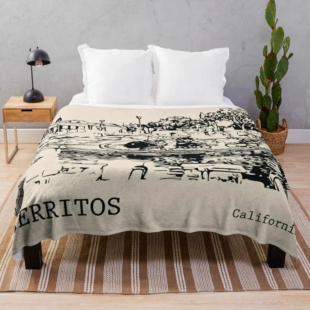 Одеяло Cerritos California рождественское украшение для декоративного дивана фланелевые