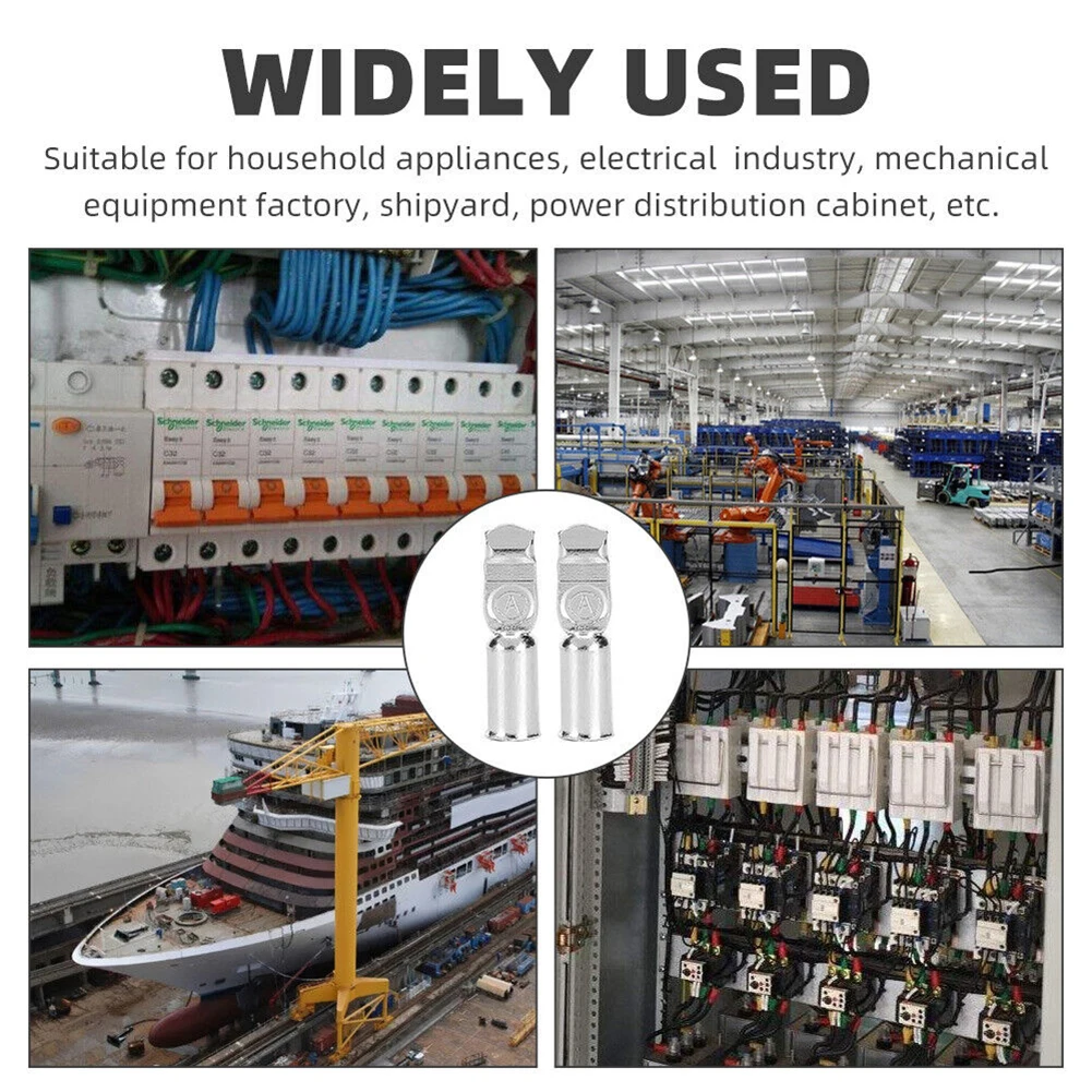 

Connector Cable Terminal 2-6AWG Cable Terminal Connector Connector Pin For 120 Amp Lug Terminal Cable Terminal