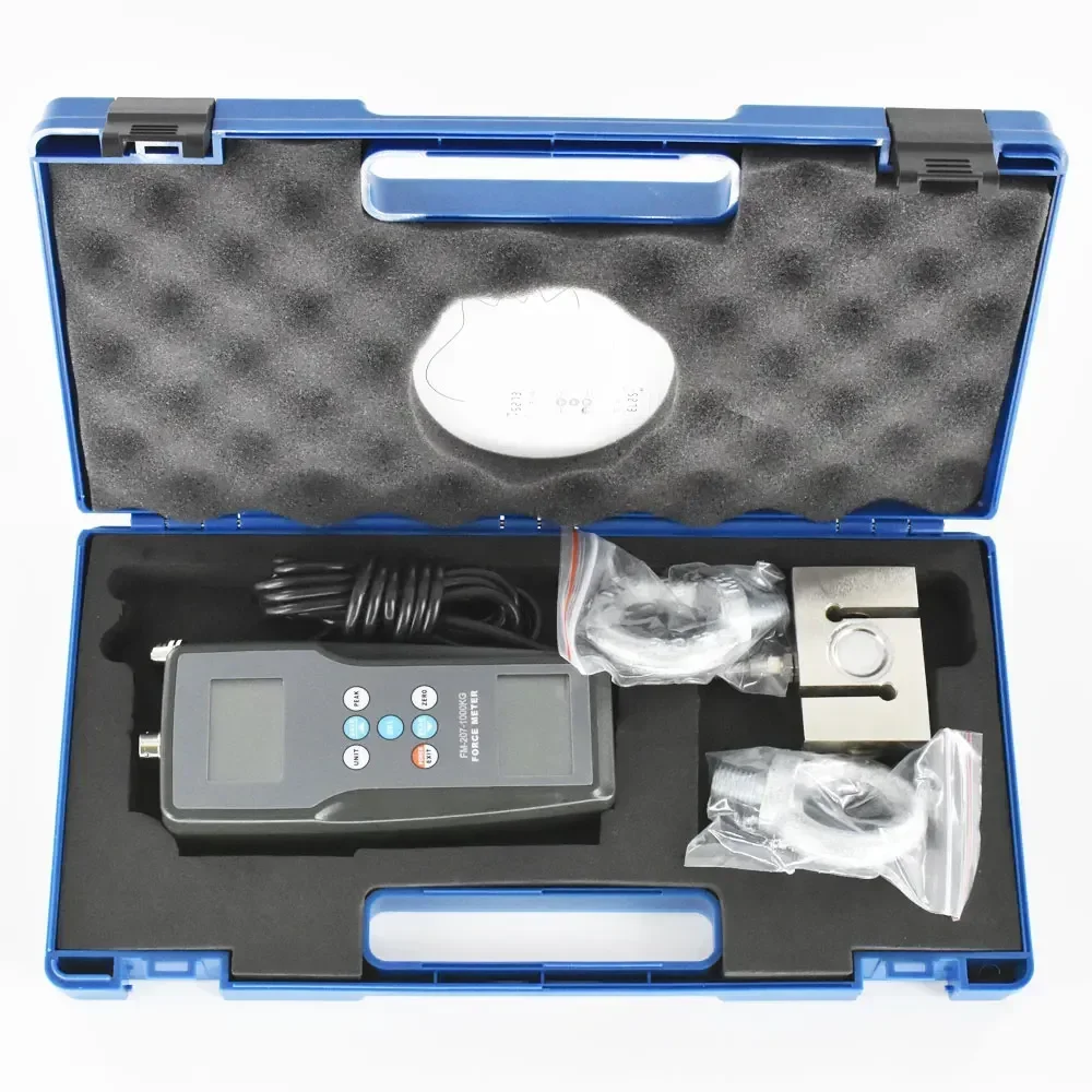 FM-207-500K Цифровой датчик силы для испытаний нажимной и тянущий: измерение в размере