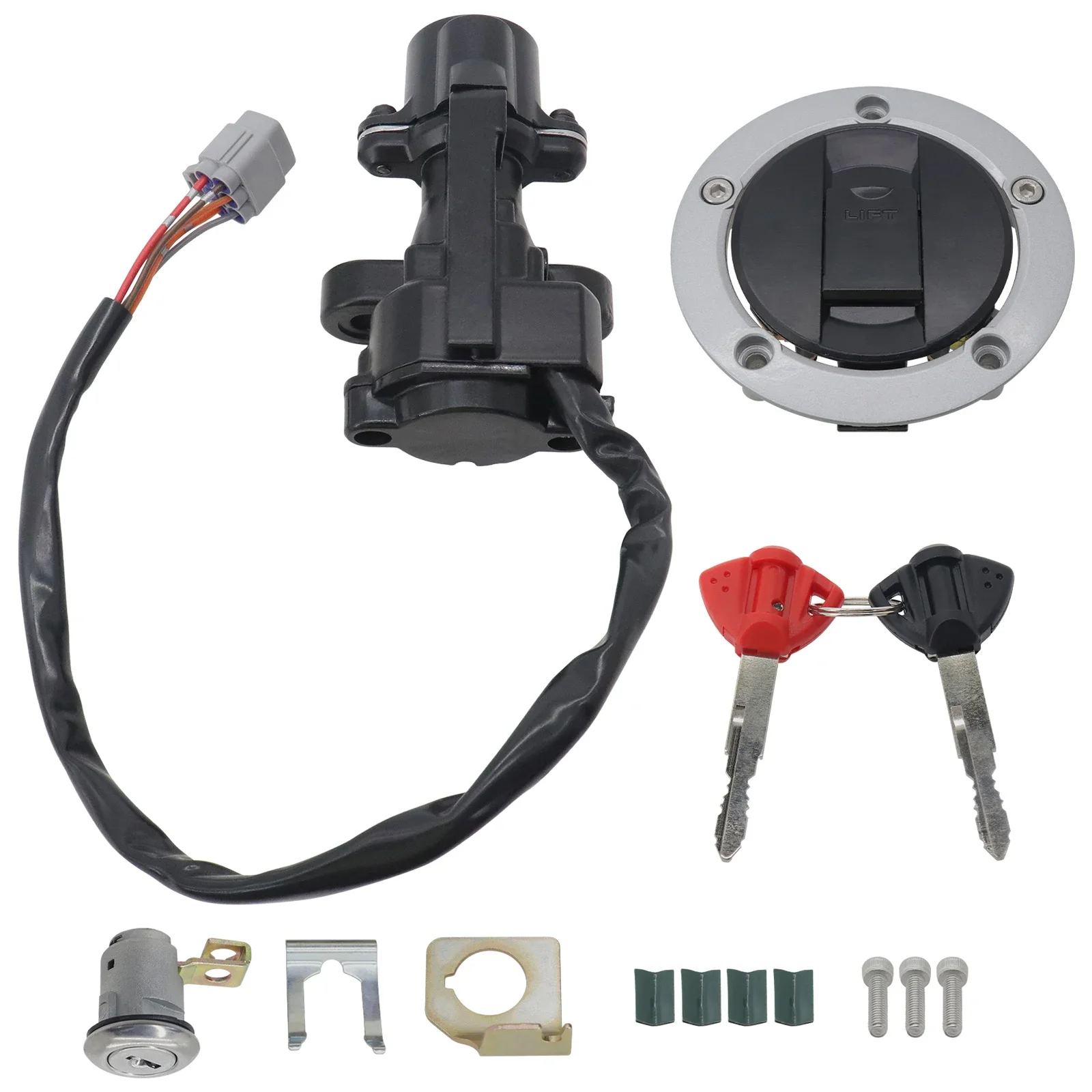 

Крышка топливного газа, ключи для замка сиденья, комплект переключателя зажигания для Suzuki GSXR 1000 600 750