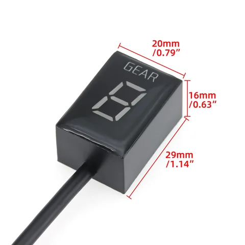 Индикатор шестерни мотоцикла для YAMAHA YZF-R6 R1 TDM900 XJ6 FZ6 Fazer FZS1000 Fazer Gear Display Ecu 6-уровневый дисплей с прямым креплением