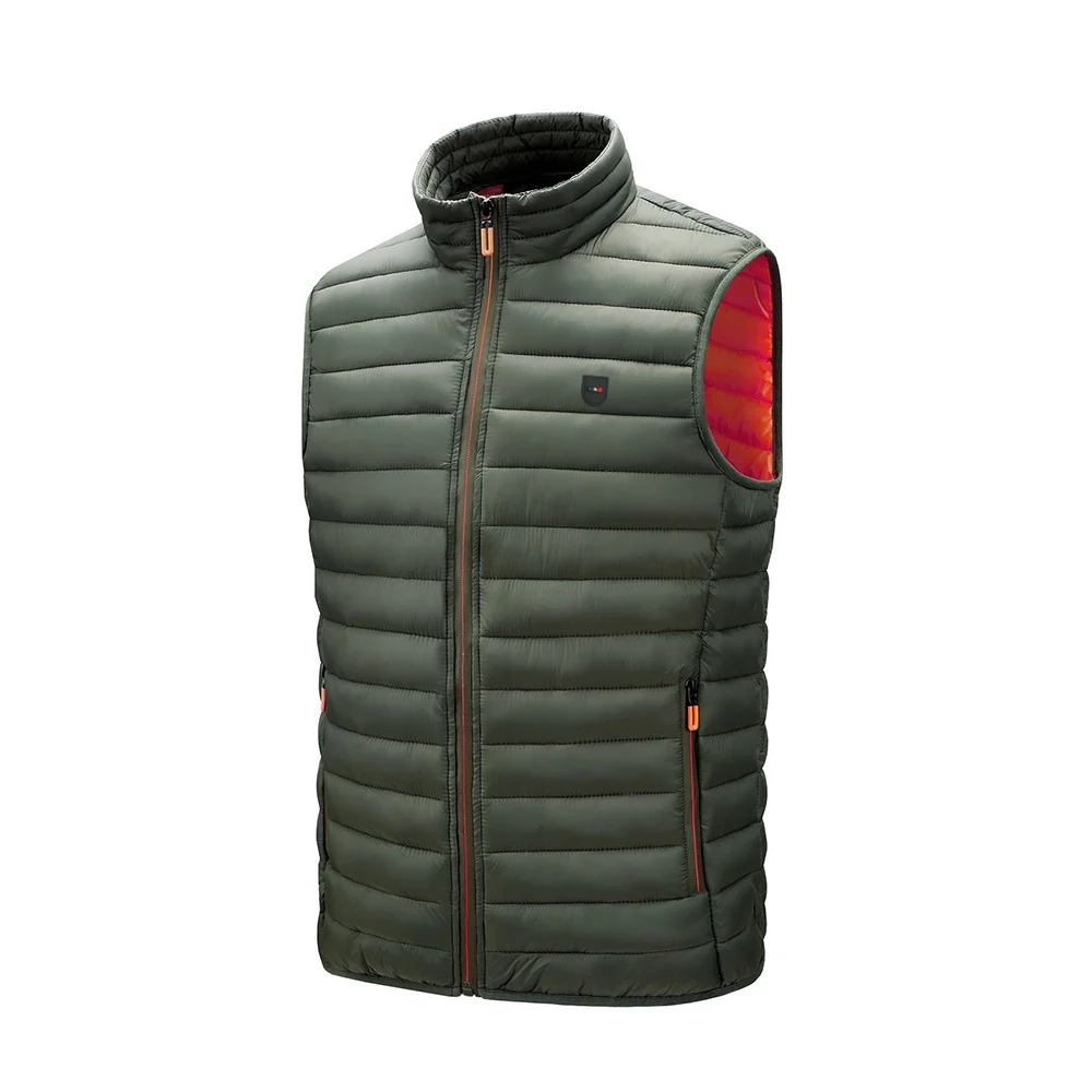 Jacket Men's Luxury Warm Winter Vest Sleeveless Men's Cotton Filled Vest Fashion Simple Eden Outdoor Sports Outerwear