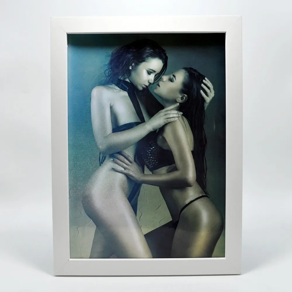 Постер с изображением лесбийских сексуальных искусств, добавьте Винтажный стиль в вашу комнату-Потрясающие голографические виниловые наклейки, картина для украшения стен