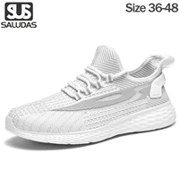 xiaomi men shoes stretch breathable mesh sneakers casual fashion athletic trainers lightweight cushioning running sports shoes
