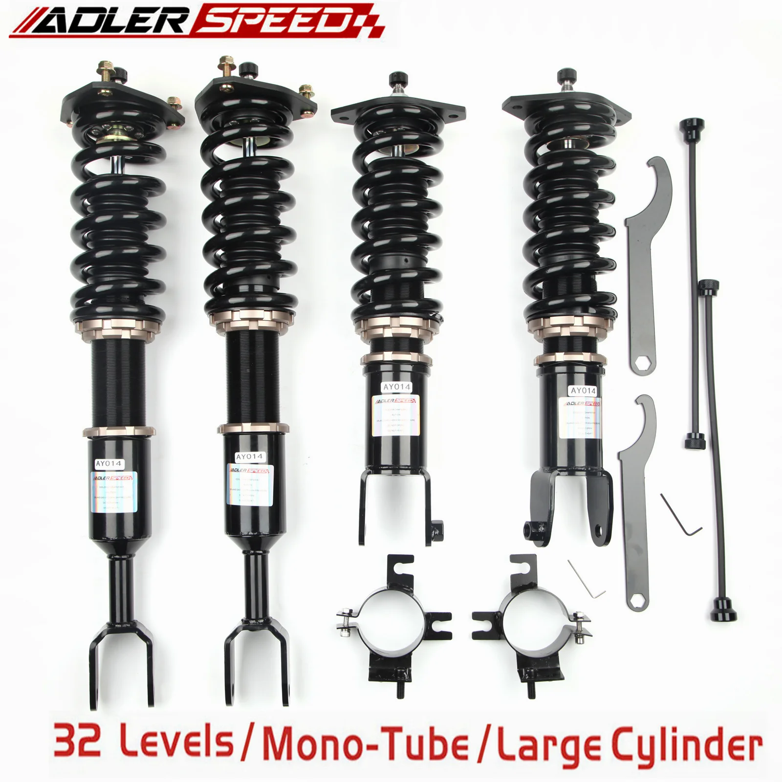 

ADLERSPEED 32 Step Mono Tube Coilover Suspension Kit For INFINITI G35 Coupe / Sedan RWD