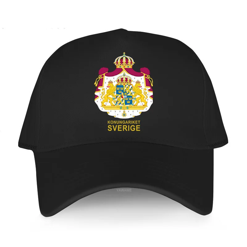 

Hot sale Baseball Caps Outdoor summer casual hat for men Sweden Sverige KONUNGARIKET Handsome Breathable Hat Sun-Proof Cap