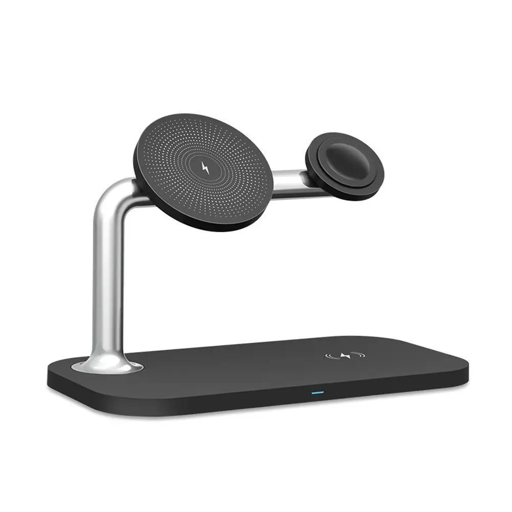 

Магнитное Беспроводное зарядное устройство 3 в 1, 15 Вт, подходит для IPhone12/13, Зарядная база, подходит для часов 6 SE Airpods Pro 2, зарядная подставка