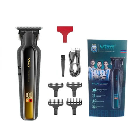VGR Hair Trimmer Professional Hair Clipper Rechargeable Clipper Adjustable Hair Cutting Machine Electric Clipper for Men V-930