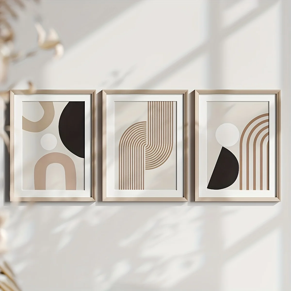 

Набор из 3 абстрактных картин на холсте