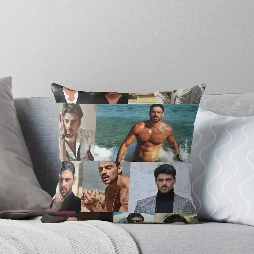 Massimo Michele Morrone Рождественская наволочка из полиэстера 30x30 см