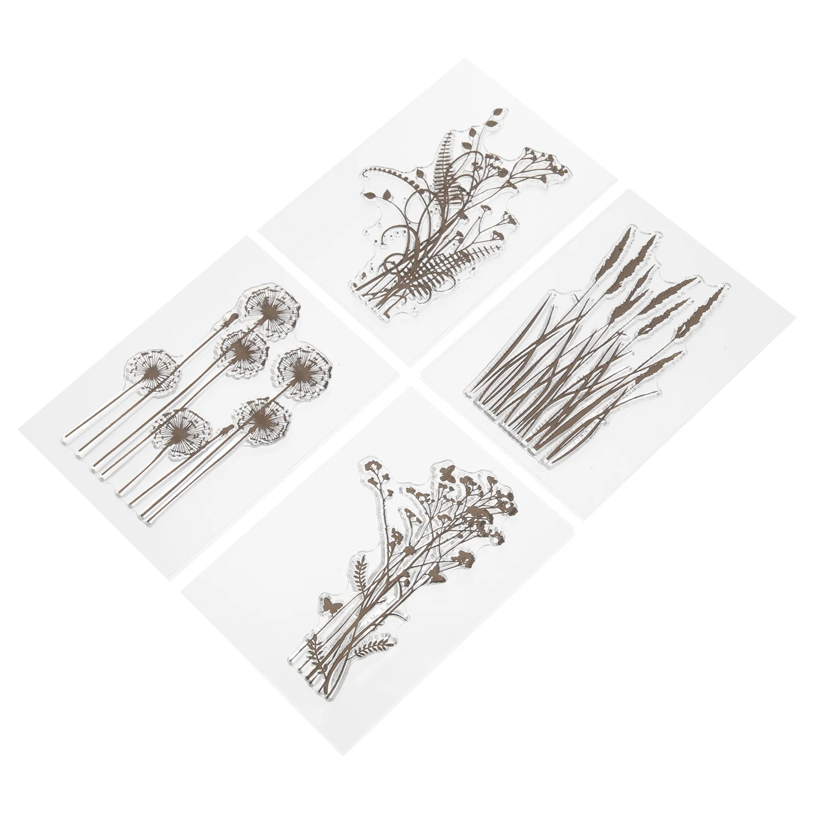 

Stamps Stamp Clear Diy Scrapbook Silicone Making Transparent Decorative Photo Rubber Seal Crafts Scrapbooking Floral Plum Orchid