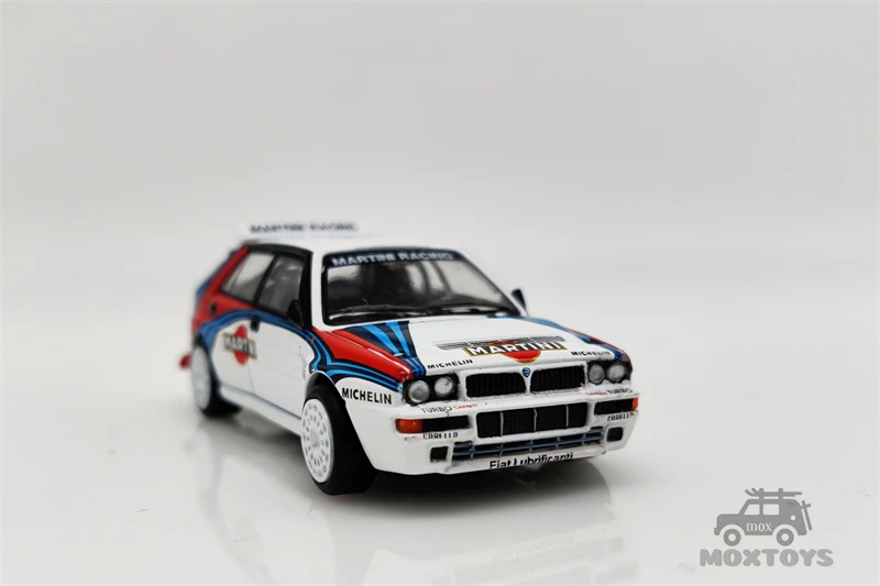 Мини GT 1:64 Lancia Delta HF интегрированная Evolution Martini LHD литая модель автомобиля |