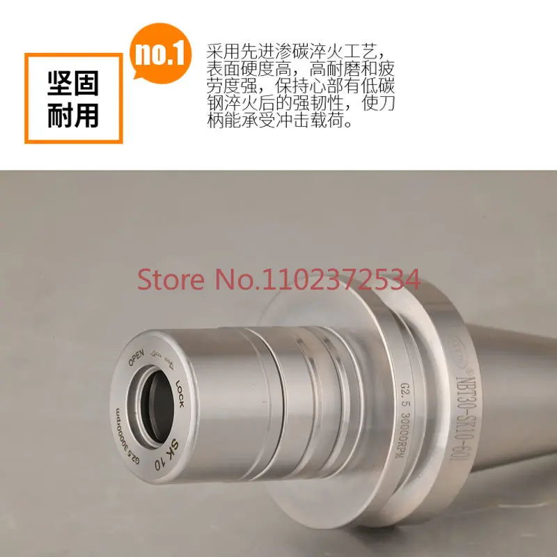 DGAMDJ NBT30 ручка инструмента ER25 тридцать два SK10 высокоточная BT40 из нержавеющей стали