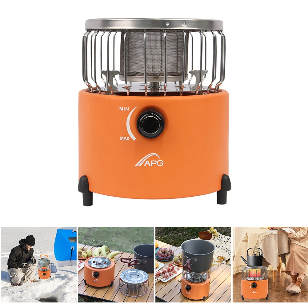 

Портативная туристическая плита 2 в 1, 2000 Вт, Быстрое нагревание, термостойкая, регулируемая, для пешего туризма, барбекю