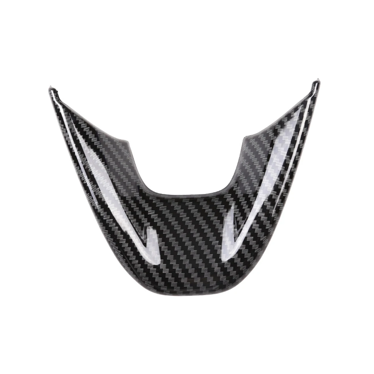 

Car Carbon Fiber V Style Steering Wheel Panel Cover Trim Decoration Frame Sticker for 2022 Hyundai I10