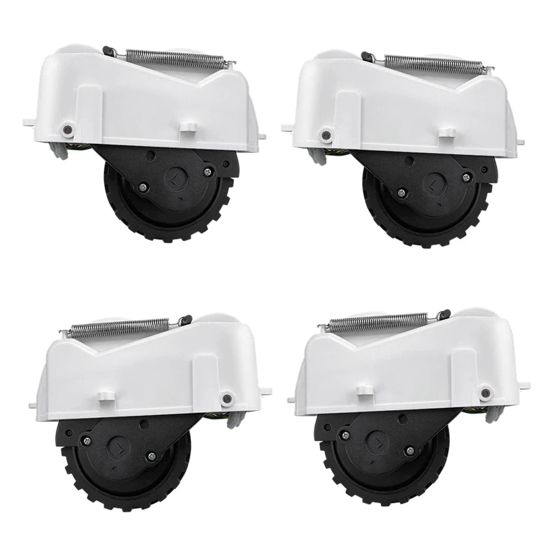 

4Pcs Right Wheel Left Wheel For 360 S6 Robotic Vacuum Cleaner Spare Parts Accessories Replacement,White