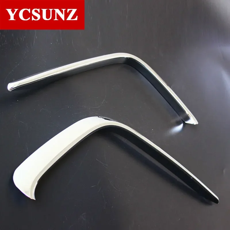 

Хромированные 2 шт./компл. автомобильные противотуманные фары, накладка для бровей для Toyota Hilux Revo 2015 2016 2017 2018, аксессуары для двойной кабины