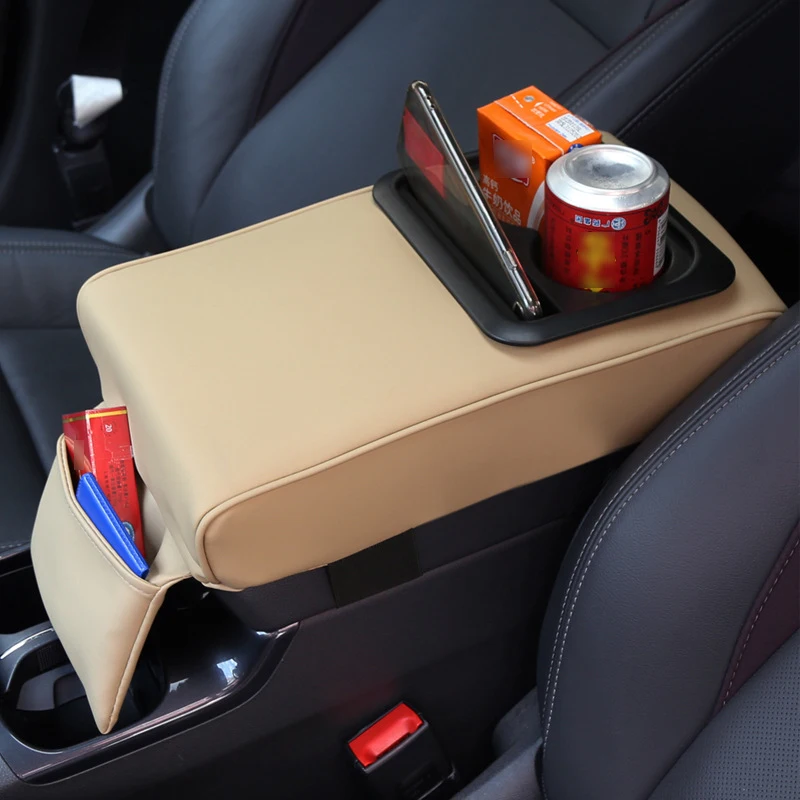 

Universal Car Armrest Center Console Box Tray Organizer Cup Holder Storage Bracket Car Accessories Interior Storage Box