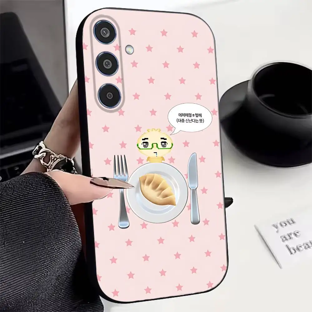 Фото Симпатичный чехол для телефона Samsung A-Angyeongmandu K Dumpling, нескользящий и ударопрочный, для моделей A22, A21, A20 Ultra, A70, A71, A73, A72 №1